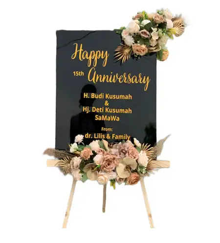 Papan Bunga Akrilik Badung