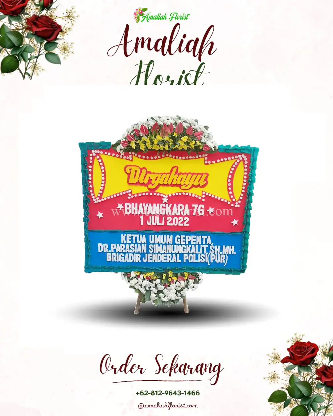 Papan Bunga HUT Ulang Tahun Badung